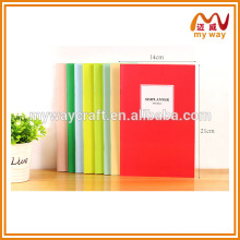 lovely simple saddle stitching notebook,cheap school notebook